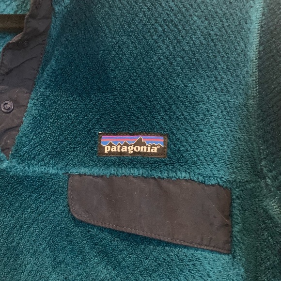 SOLD: Patagonia Teal pullover size W M 🌎🌝🌲 - Picture 3 of 9